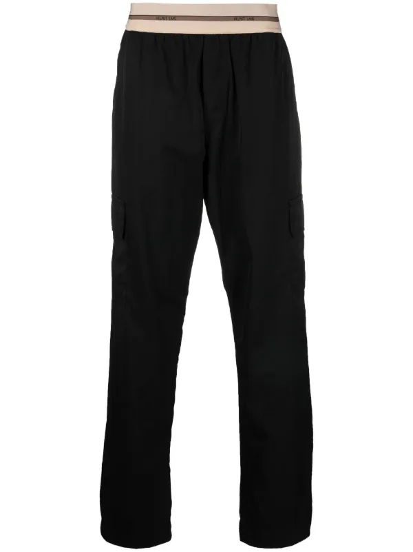 Helmut Lang Logo straight-leg Trousers 