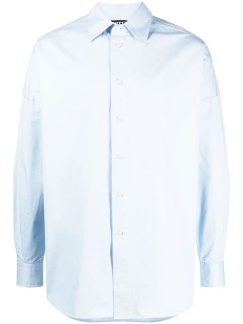 Diesel S-Limo logo-embroidered shirt Men