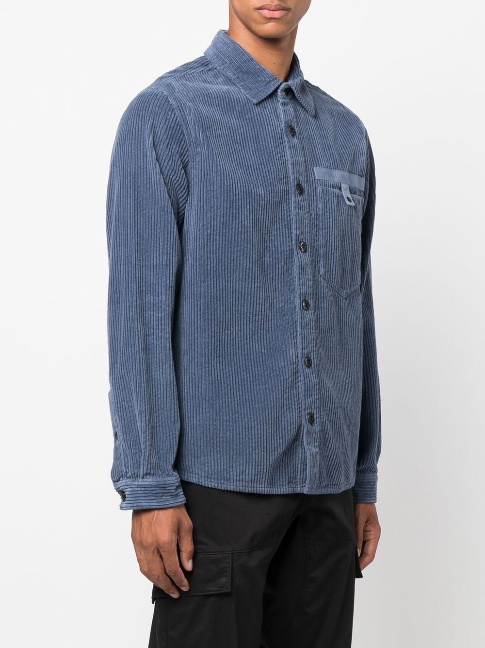 corduroy stone island shirt