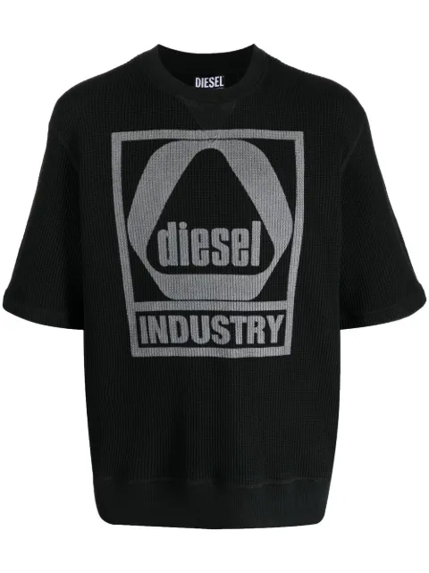 Diesel graphic-print cotton t-shirt