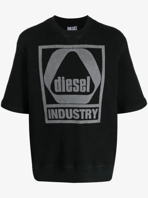 Diesel graphic-print cotton t-shirt
