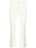 FRAME skinny-cut cropped trousers - White