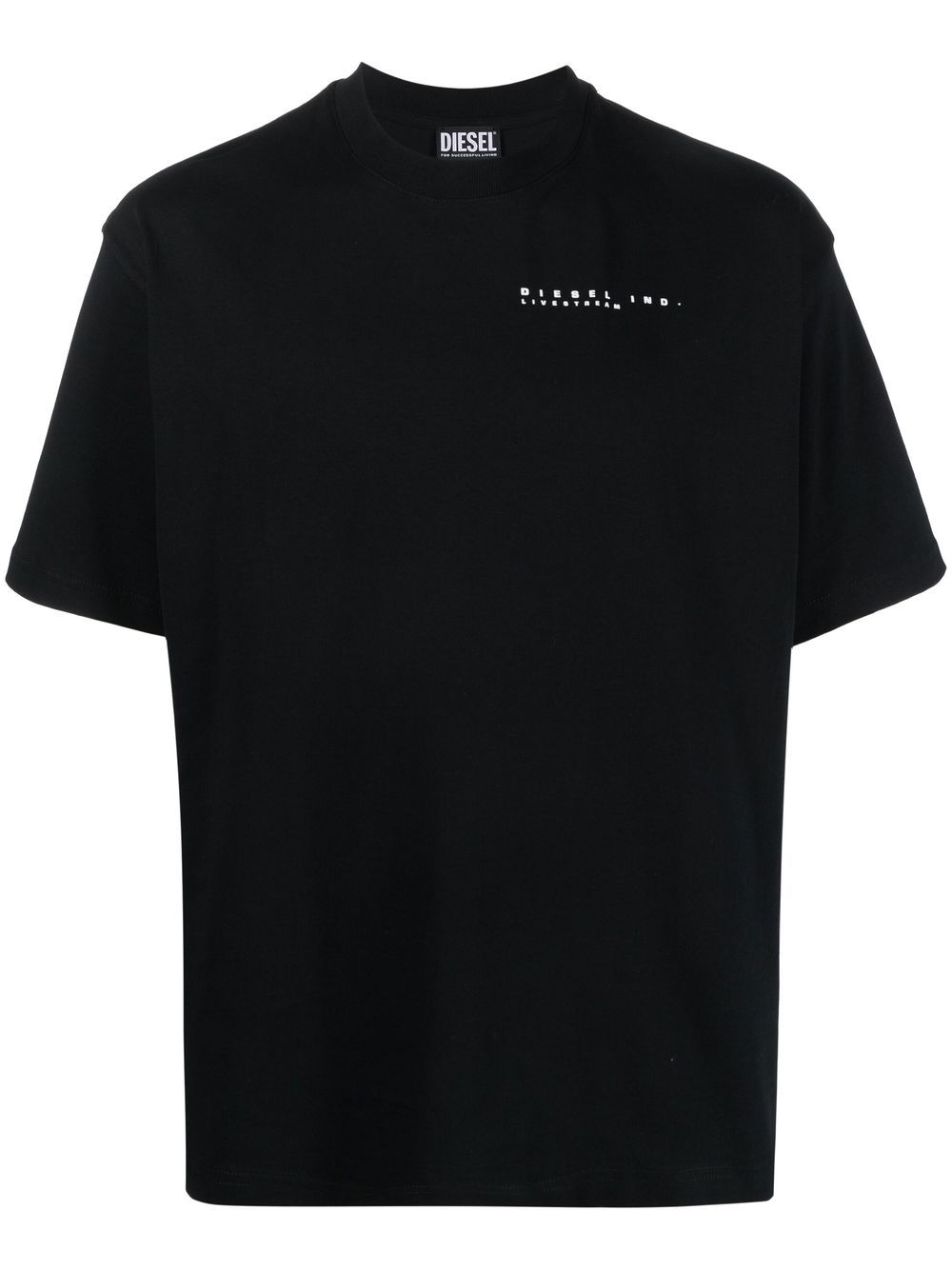 Diesel foil-print short-sleeve T-shirt - Farfetch