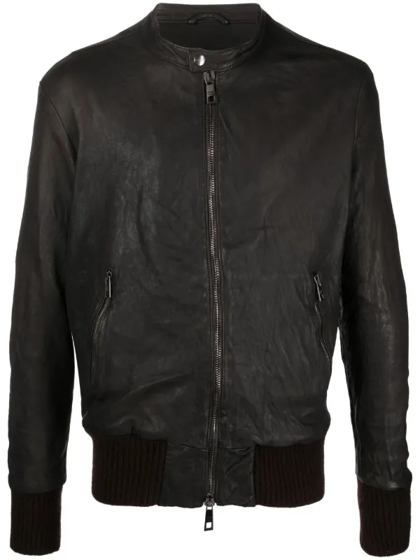 Giorgio Brato zipped-up Leather Jacket - Farfetch