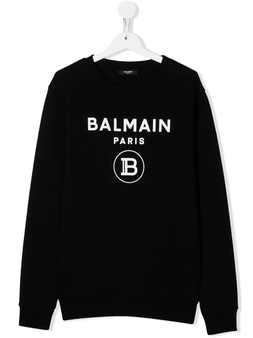 

Balmain Kids sudadera con logo estampado - Negro