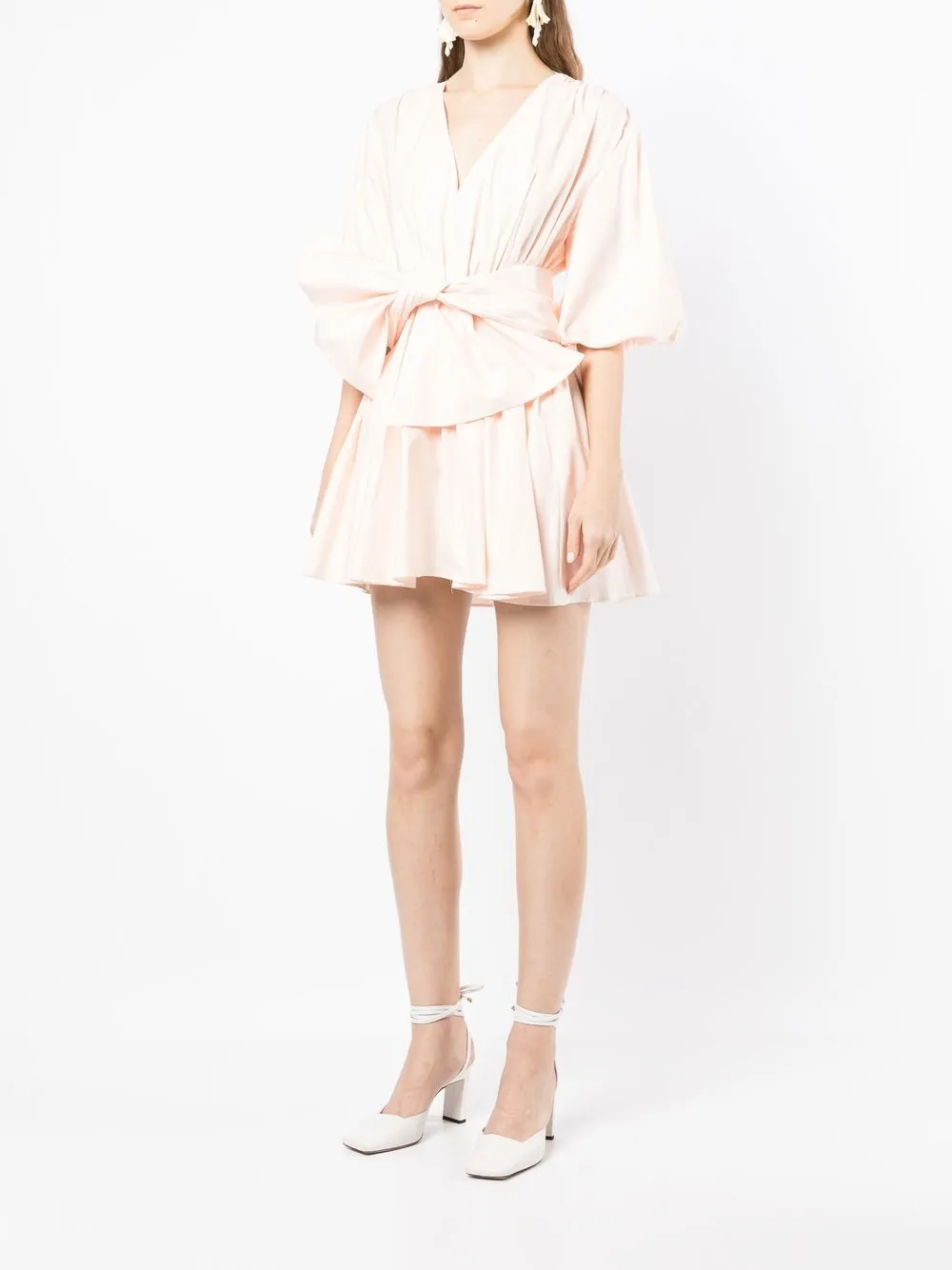  Acler Minikleid Mit Knotendetail   Rosa 