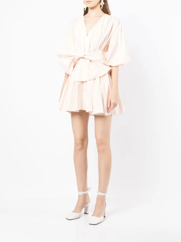 open lace back dress Acler Online AU Mini Dress, Ivory, AU14 US10, Polyester main image 1