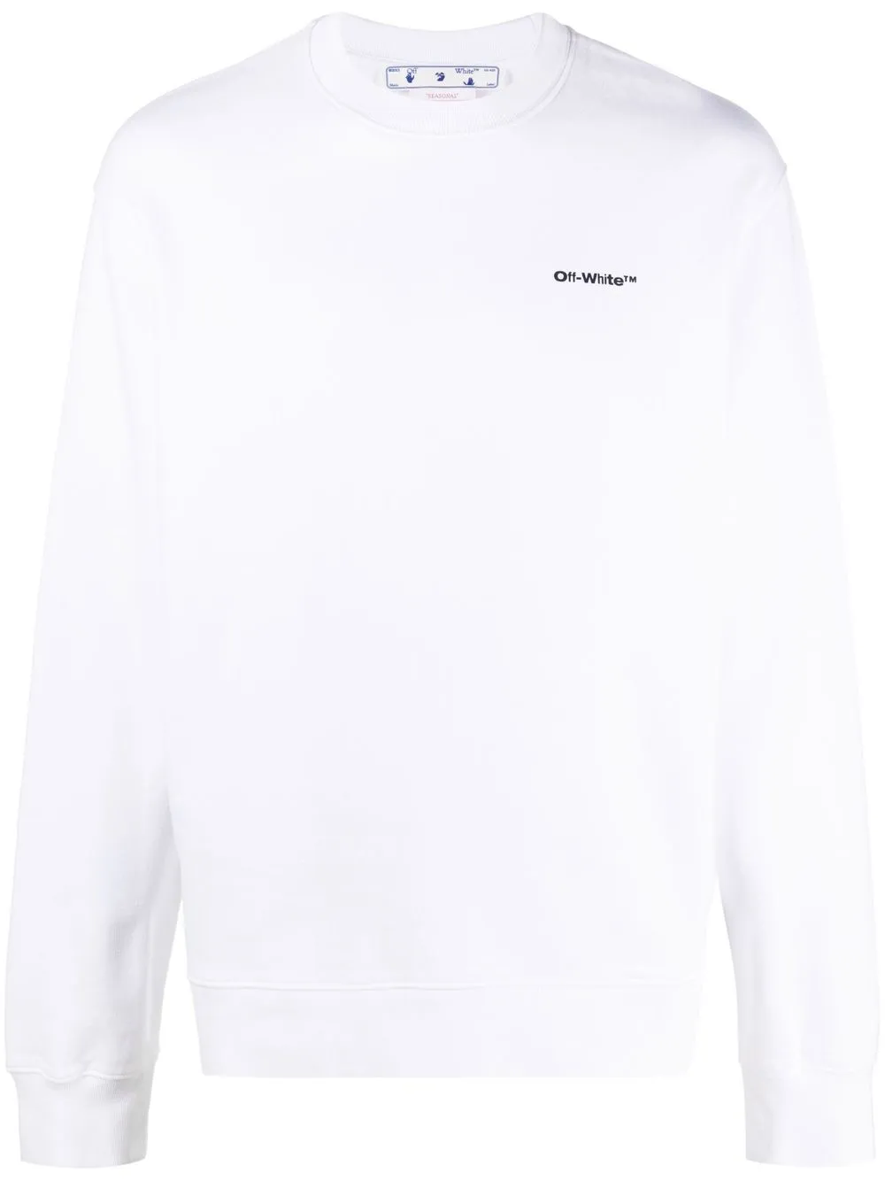 

Off-White Wave Diag-stripe cotton sweatshirt