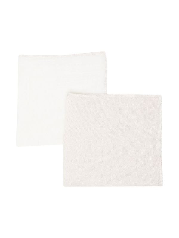 Bonpoint 2-pack Cotton Swaddle Blankets - Farfetch