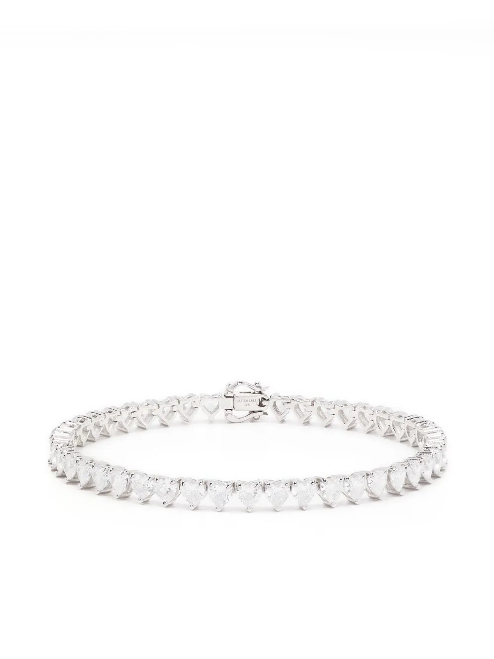 

Hatton Labs heart crystal-embellished bracelet - Silver