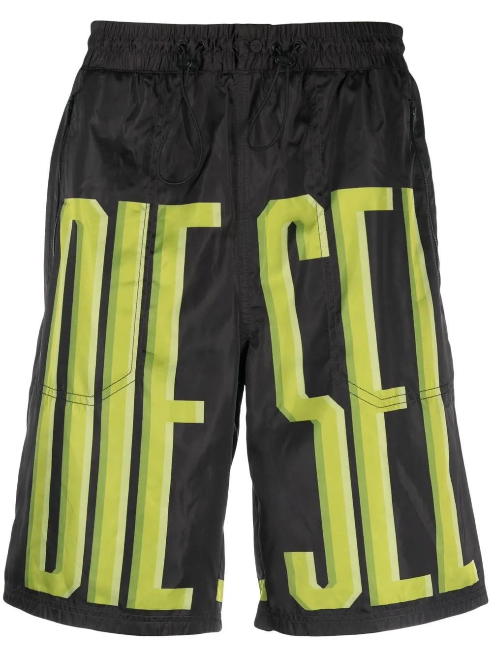 

Diesel logo-print shorts - Black