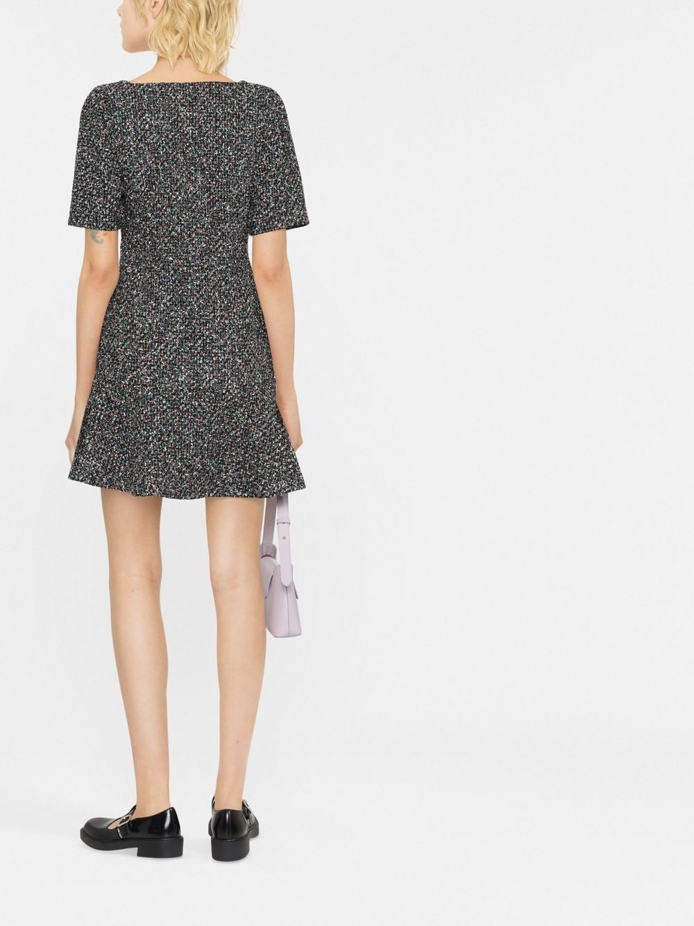 SANDRO Hillary Tweed Mini Dress - Farfetch