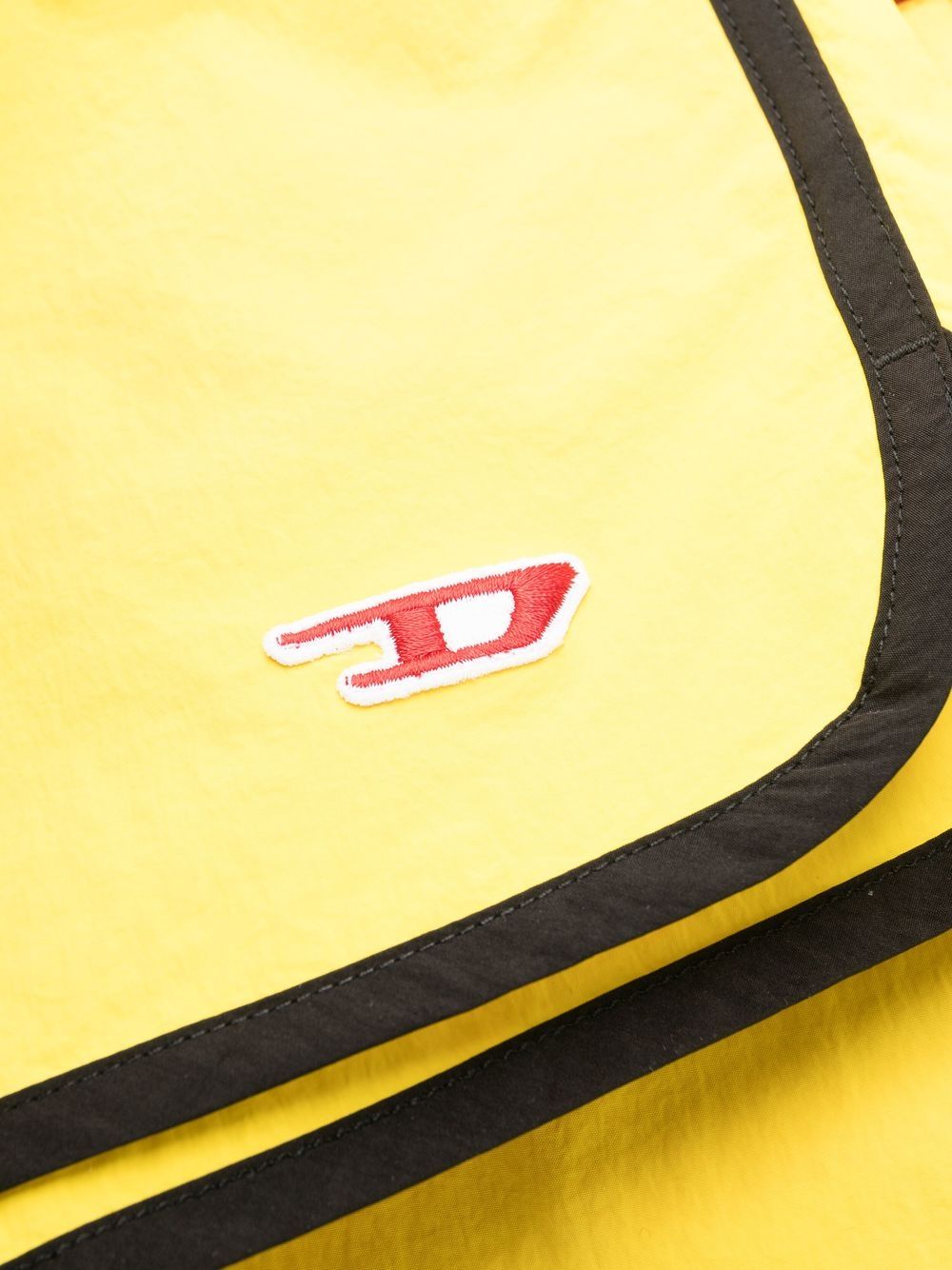 Shop Diesel Bmbx-jesper Contrast-trim Swim Shorts In Yellow