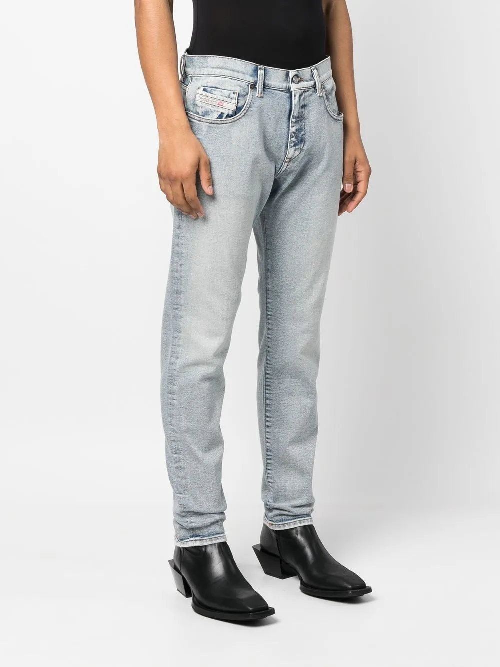  Diesel Slim Fit Jeans Mit Logo   Blau 