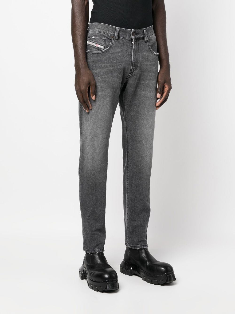  Diesel 2019 D-strukt 09e75 Slim-cut Jeans - Grey 