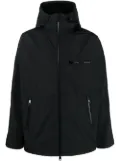 Diesel W-Hennes logo-piped parka - Black