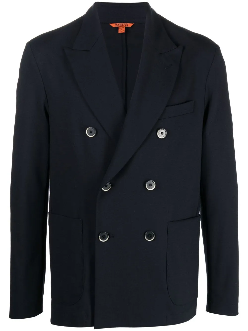 

Barena double-breasted wool-blend blazer - Blue