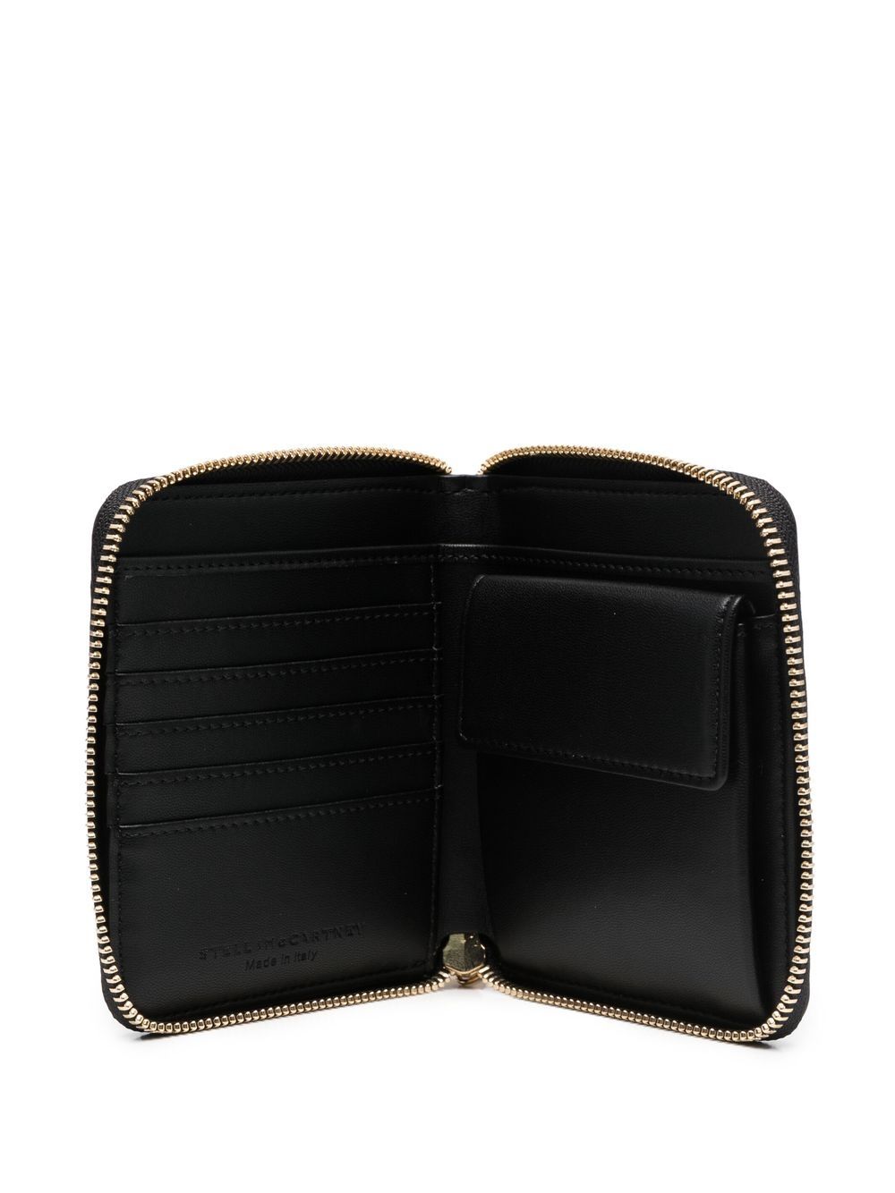 Stella McCartney logo-print detail zipped wallet Women