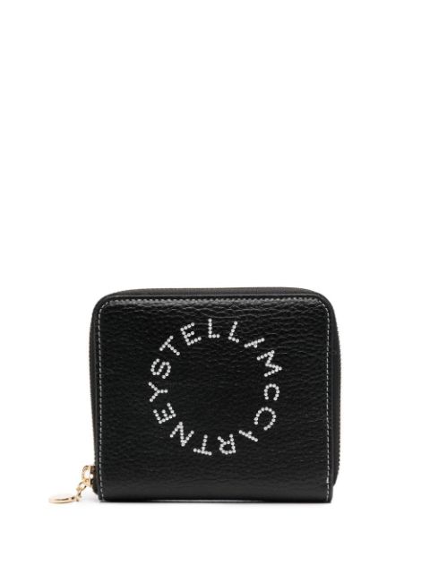 Stella McCartney logo-print detail zipped wallet Women