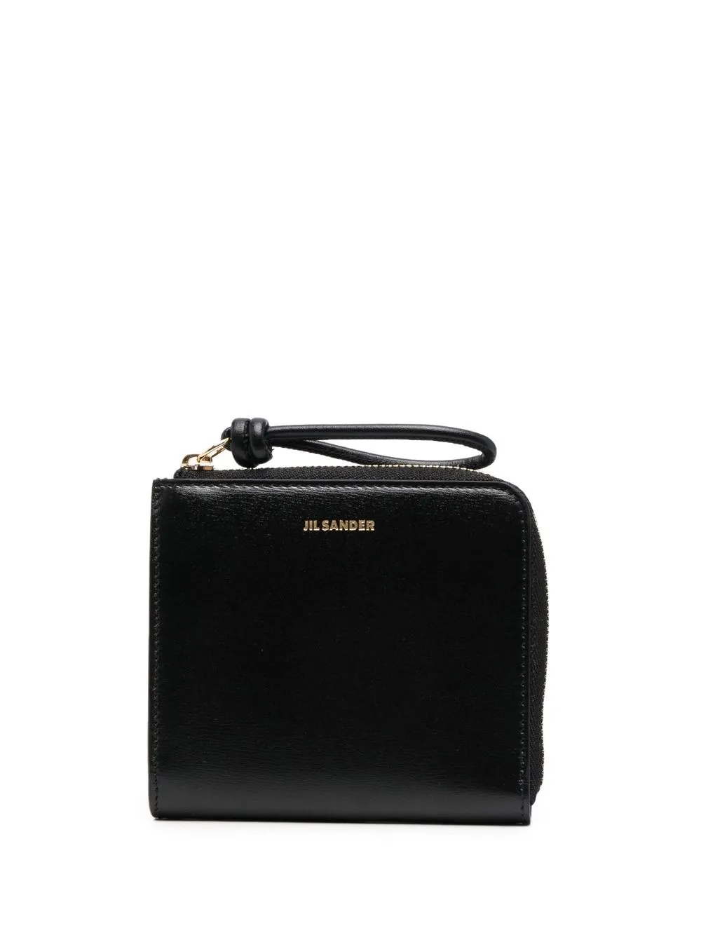 Jil Sander embossed-logo detail wallet – Black