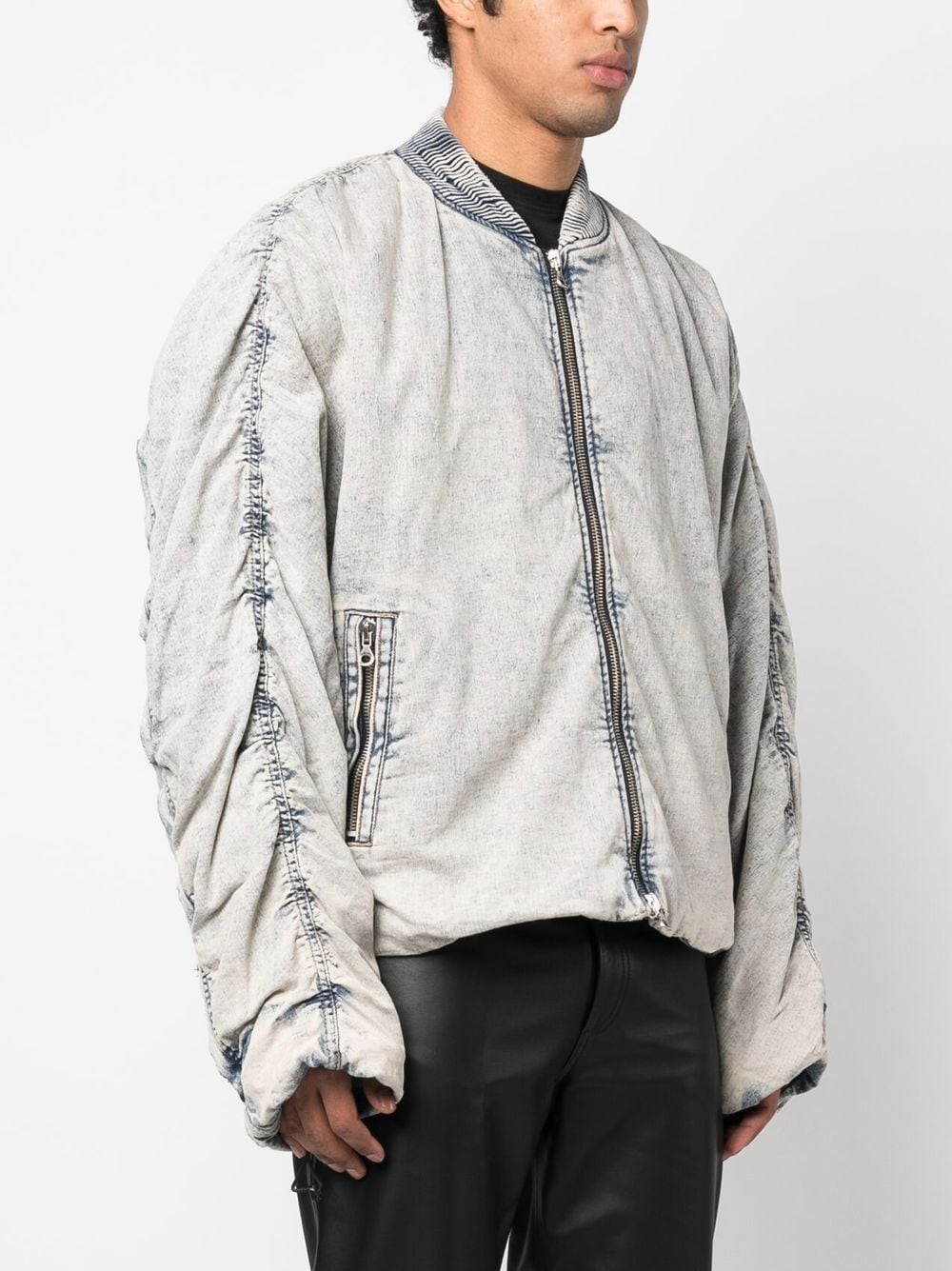 Amiri reversible denim bomber hotsell jacket mens