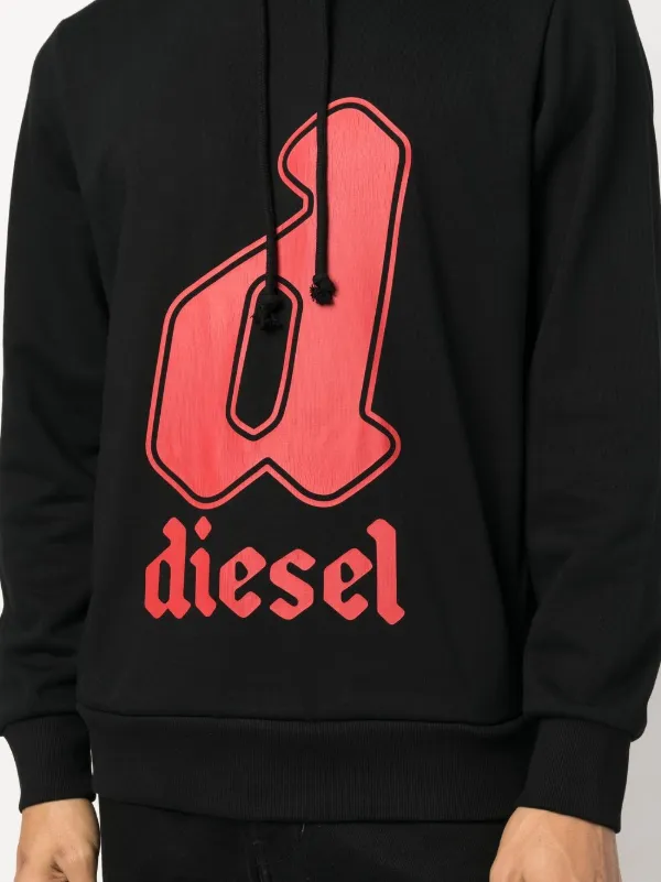 Diesel peel logo clearance sweatshirt