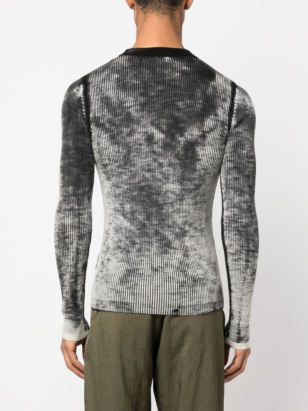 Diesel K-Atullus-Round Wool Jumper | Black | FARFETCH