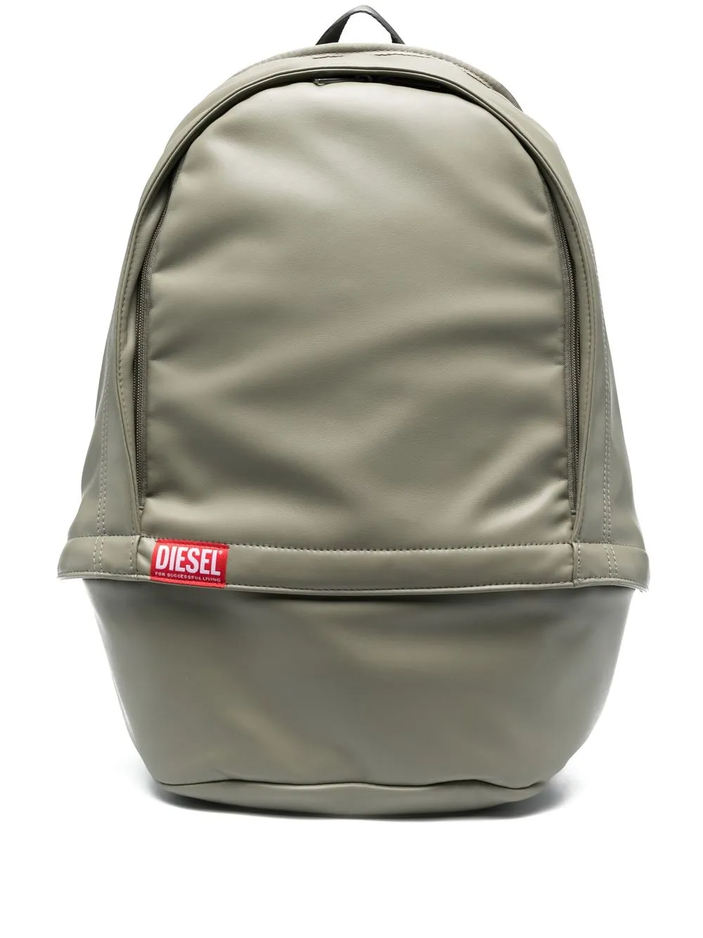 

Diesel logo-patch detail backpack - Green