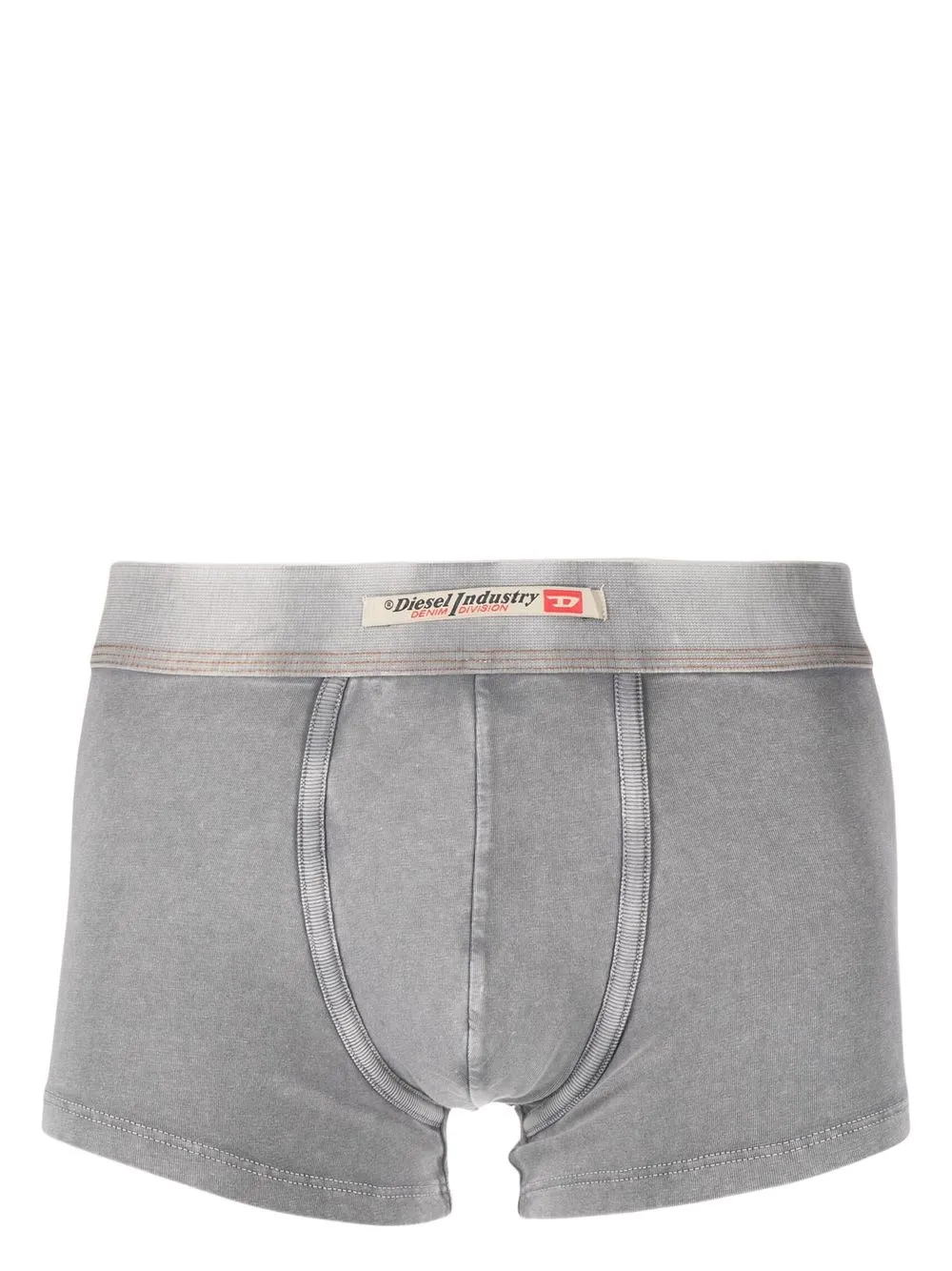 Diesel logo-waistband detail boxers - Grey