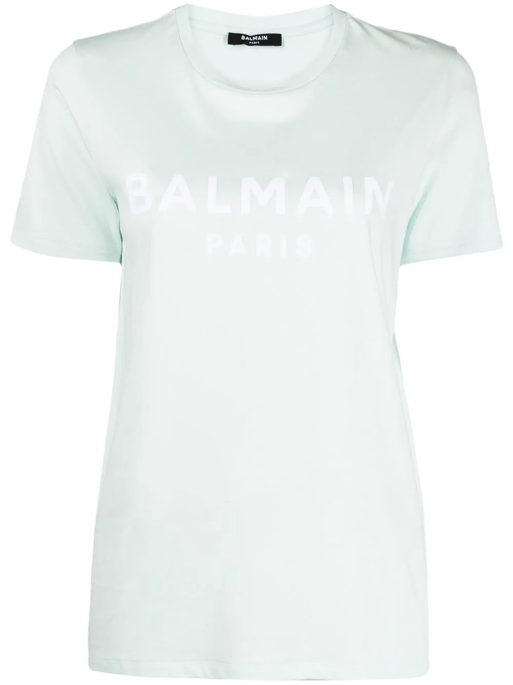 

Balmain logo-print short-sleeved T-shirt - Green