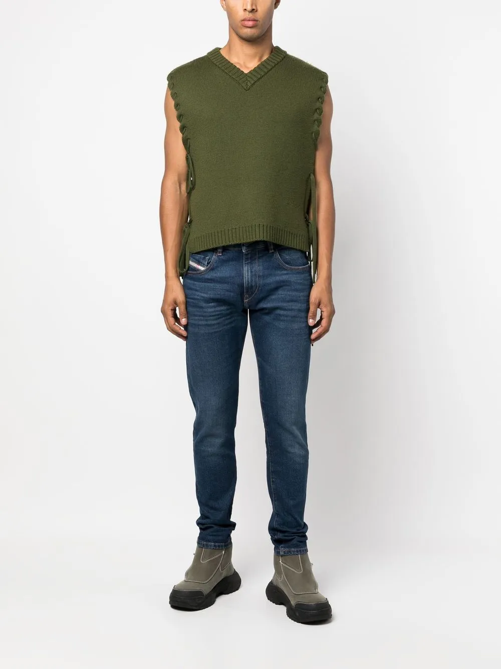 Diesel Slim-fit jeans - Blauw