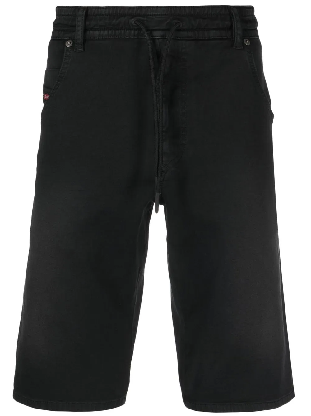 

Diesel drawstring knee-length shorts - Black