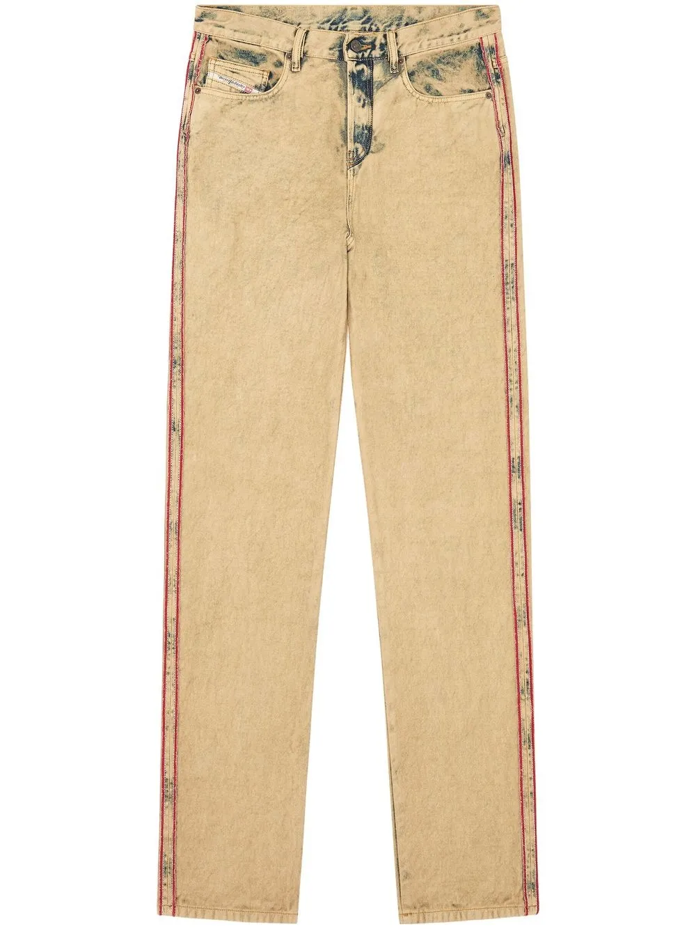 

Diesel bleached-wash straight-leg jeans - Neutrals