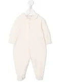 Bonpoint chest-pocket babygrow set - Pink