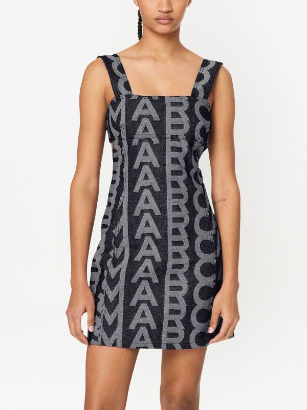 Marc Jacobs The Monogram Denim Cutout Dress