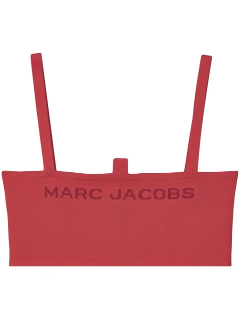 Marc Jacobs The Bandeau logo-print top 