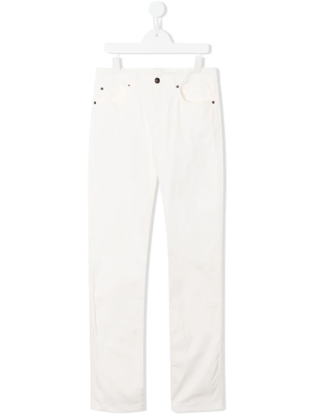 

Bonpoint jeans rectos con bolsillos - Blanco