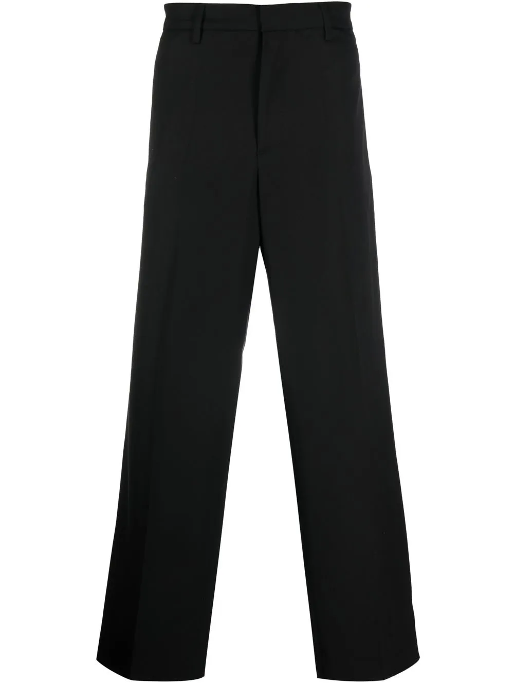 

Barena pressed-crease four-pocket straight-leg trousers - Black