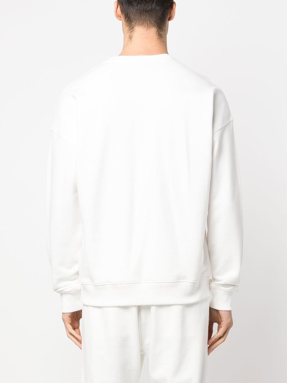 Shop Diesel S-rob-doval-pj Cotton Sweatshirt In White