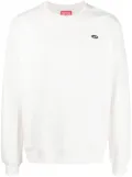 Diesel S-Rob-Doval-PJ cotton sweatshirt - White