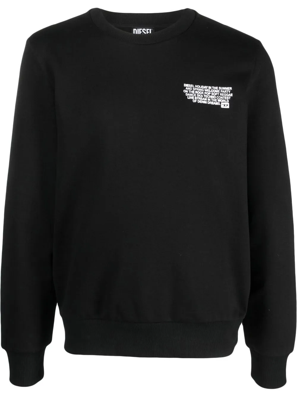 

Diesel sudadera S-Ginn-K29 - Negro