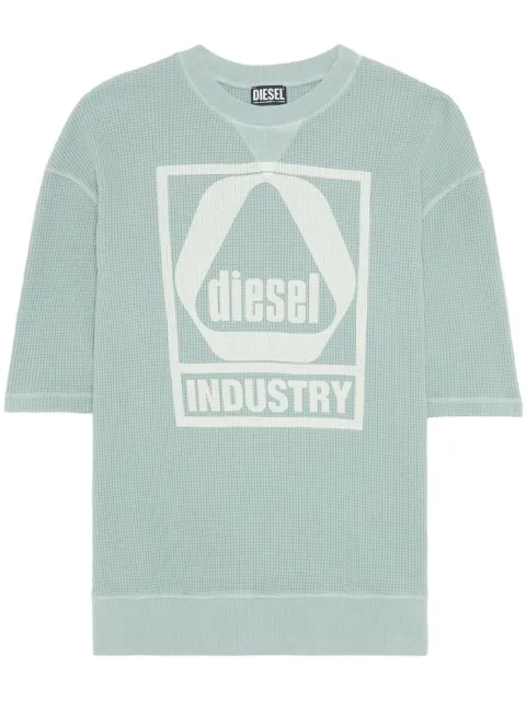 Diesel t-shirt en maille à logo imprimé