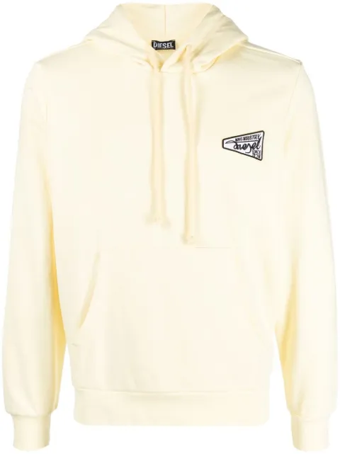 Diesel embroidered logo drawstring hoodie