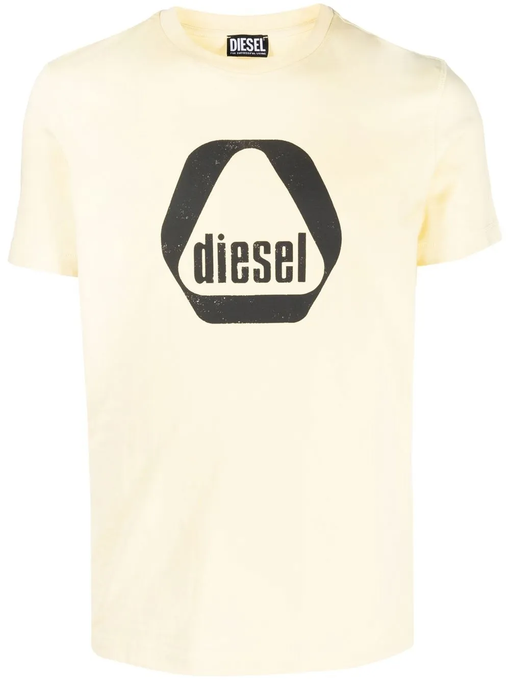 

Diesel logo-print short-sleeve T-shirt - Yellow