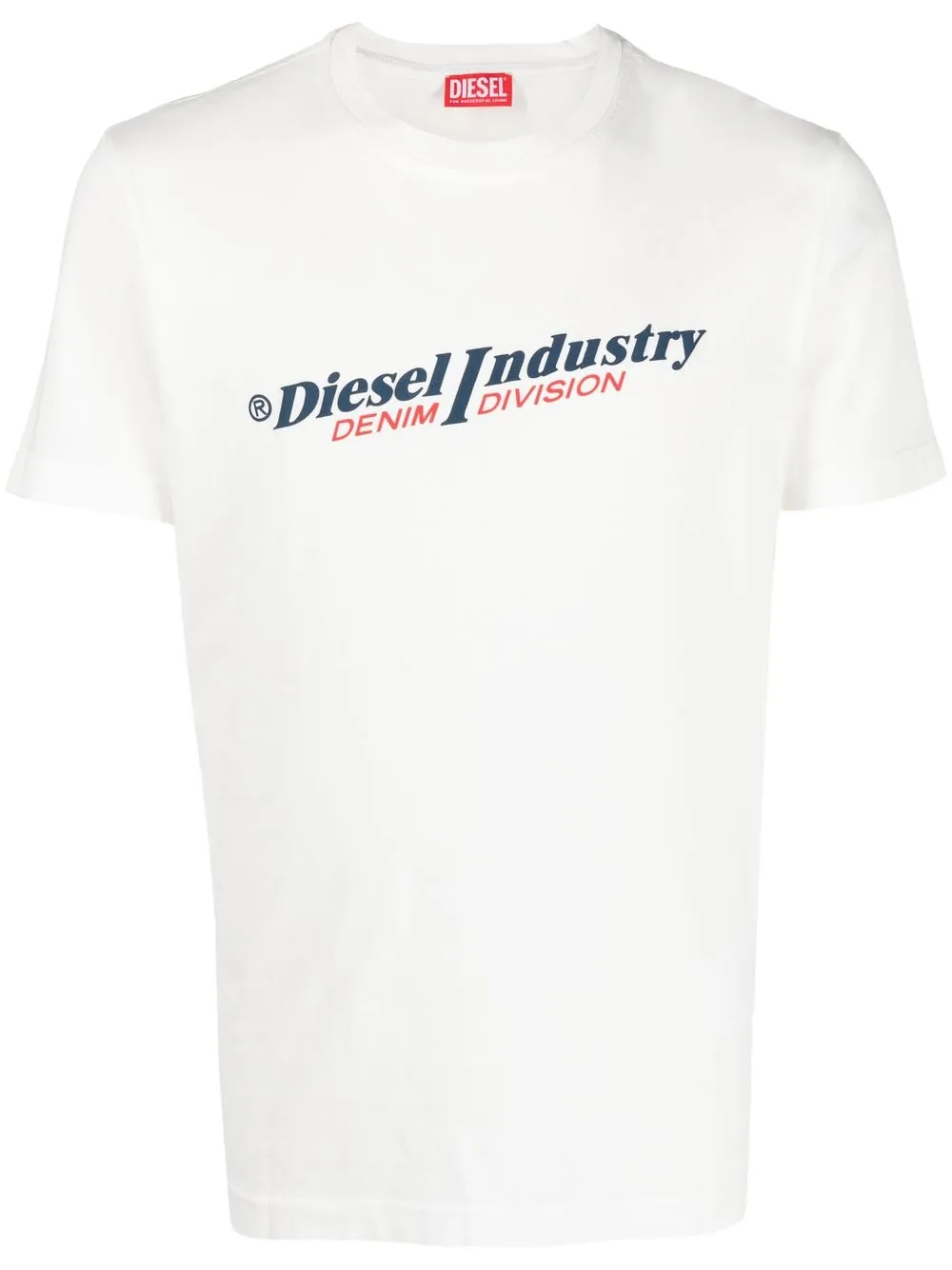 

Diesel playera manga corta con logo estampado - Blanco