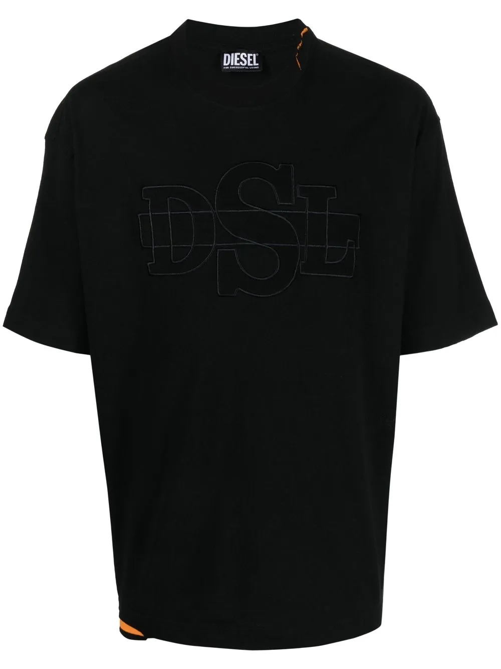 

Diesel appliqué-logo short-sleeve T-shirt - Black