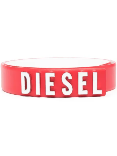 logo-lettering belt