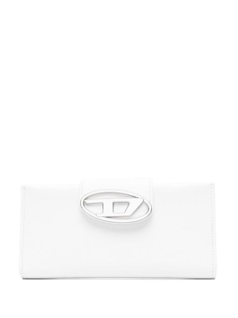 Diesel Julie logo-plaque leather wallet Women