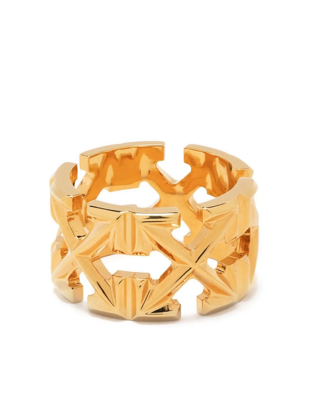 

Off-White anillo con motivo Arrows - Dorado