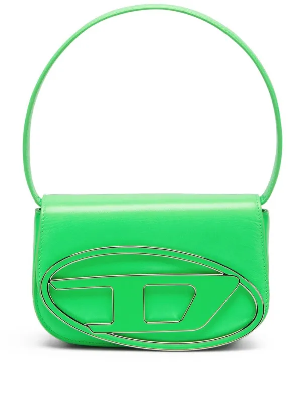 Green Leather Shoulder Bag